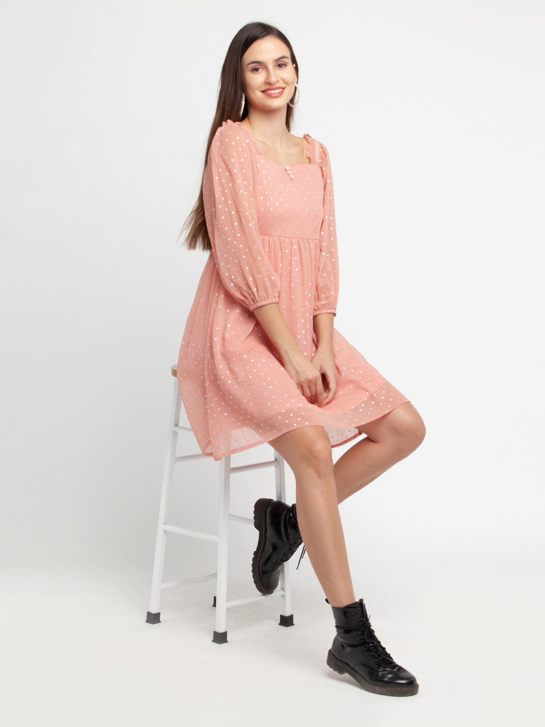 Buy Rose Pink Dresses for Women by TRENDYOL Online | Ajio.com